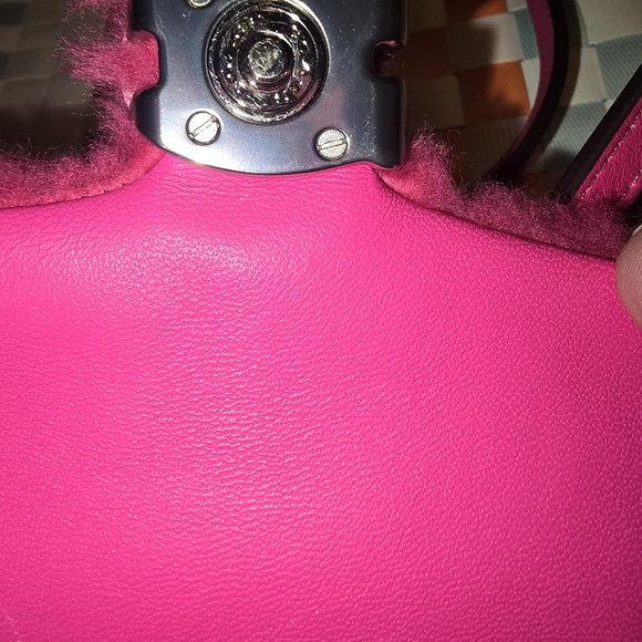 EUC Coach X Lil Nas Tabby 12 Shearling Fuschia Pink - Picture 7 of 13